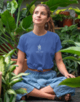 The “PLANT LOVER” Minimalist Botanical Tee - Women