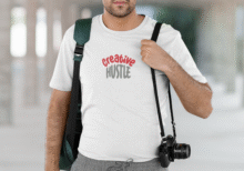 The "Creative Hustle" Essential Tee - Man