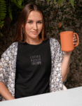 The "Coffee Hustle Cha-Ching" Tee - Woman