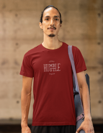 The “Stay Humble Hustle Hard” Essential Tee - Man