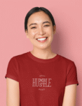 The “Stay Humble Hustle Hard” Essential Tee - Woman