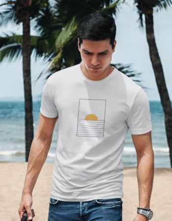 “Sunset Stillness” Tee - Man
