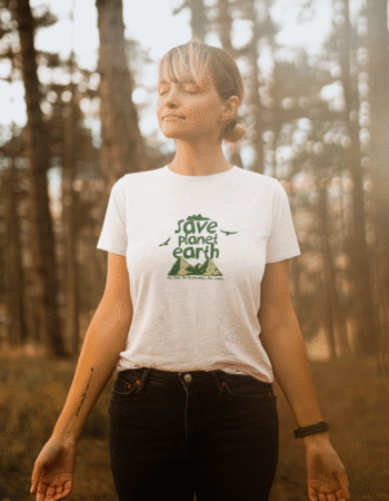 "Save Planet Earth" Tee - Woman