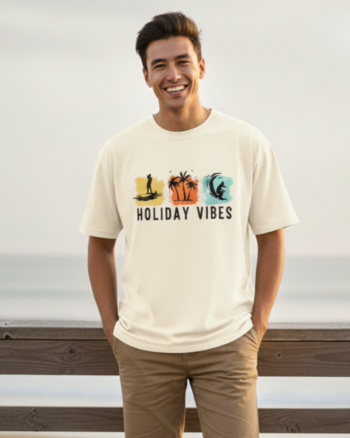"Holiday Vibes" Tee - Man
