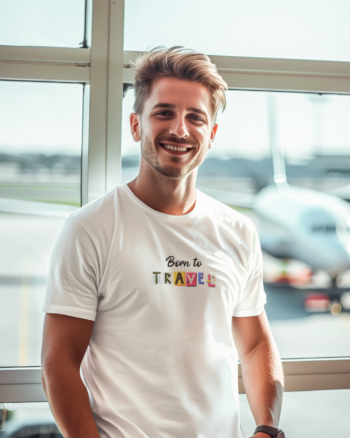 "Born to Travel" Tee - Man